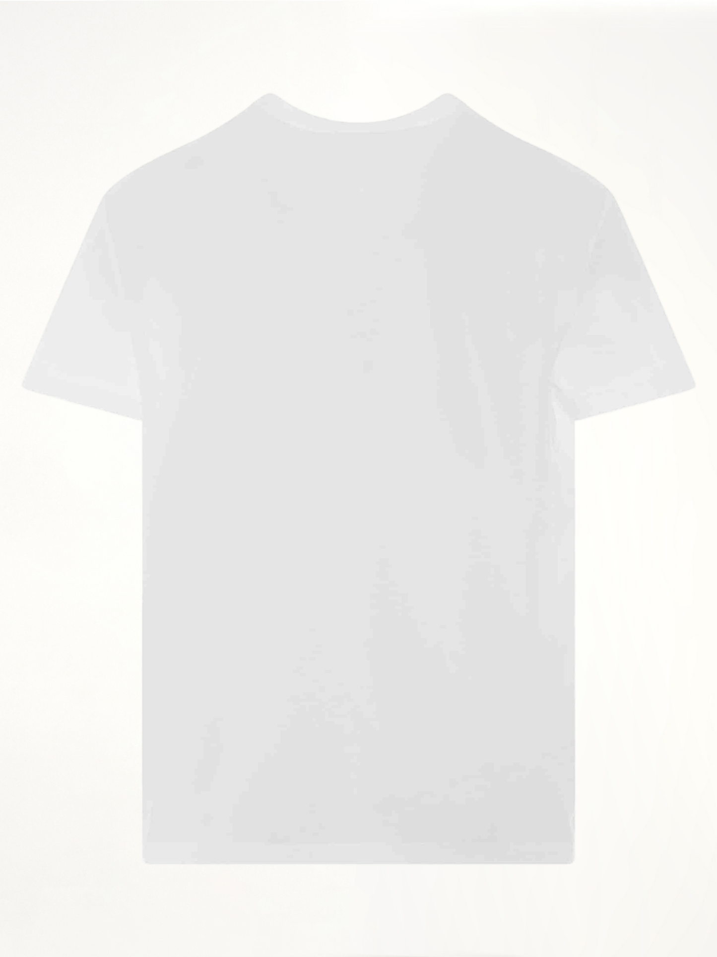 Upside Down Logo T-Shirt in White/Black