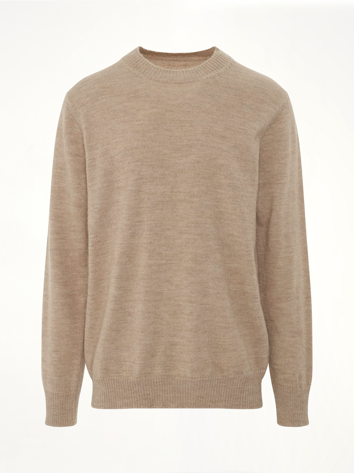 Wool and Alpaca Sweater in Beige