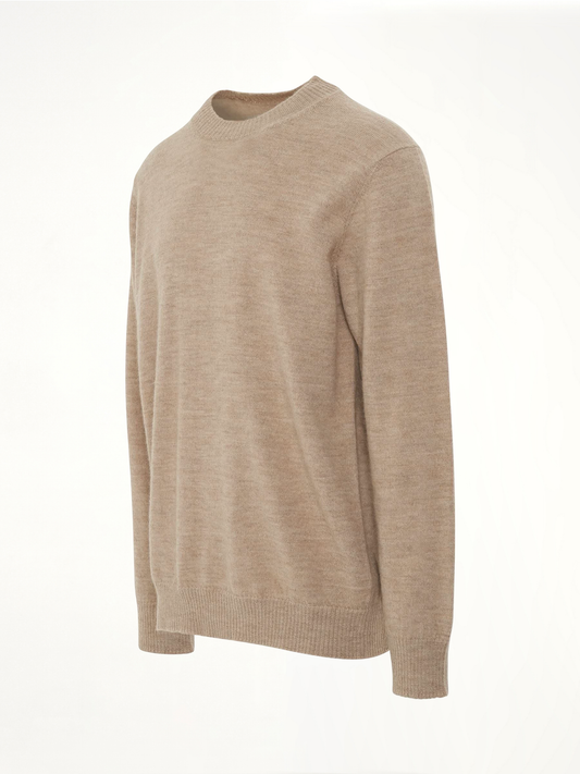 Wool and Alpaca Sweater in Beige