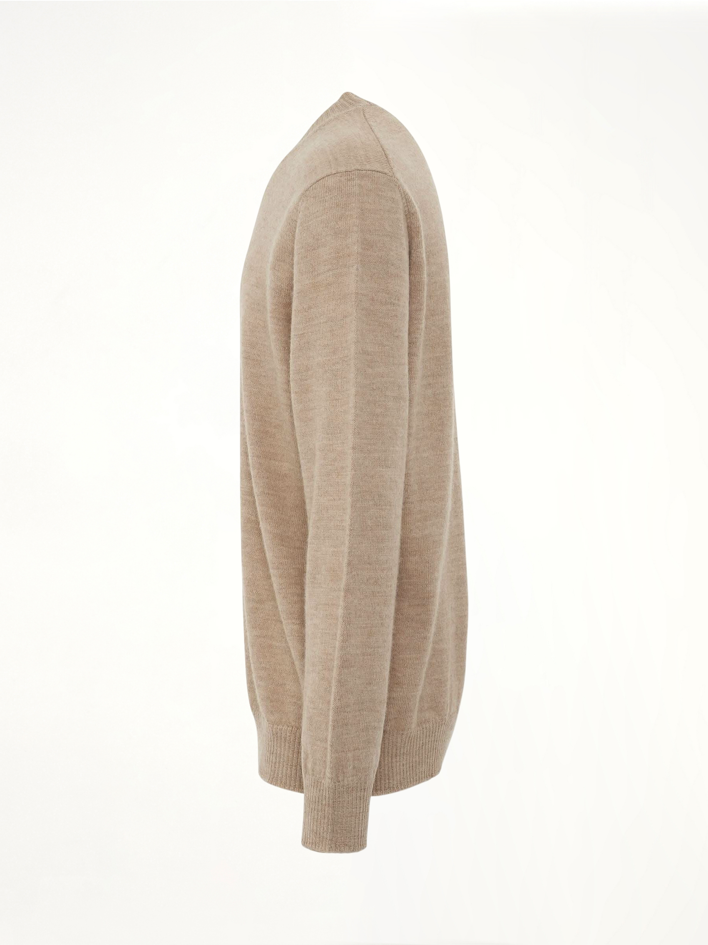 Wool and Alpaca Sweater in Beige