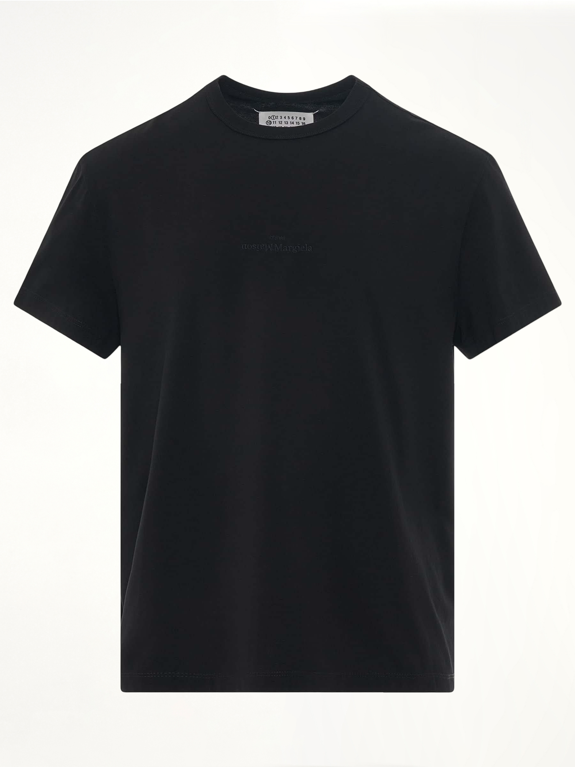 Upside Down Logo T-Shirt in Black