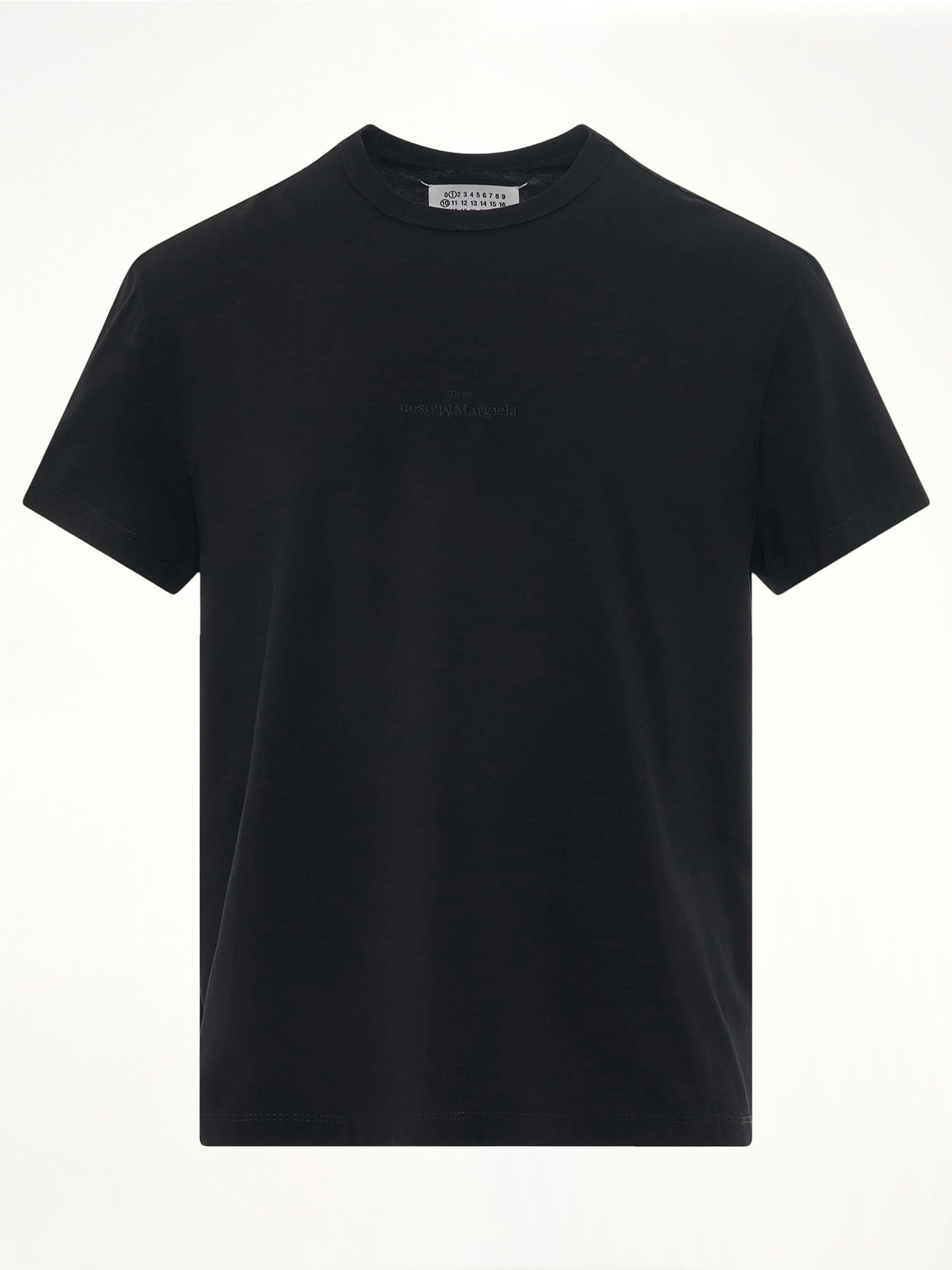 Upside Down Logo T-Shirt in Black