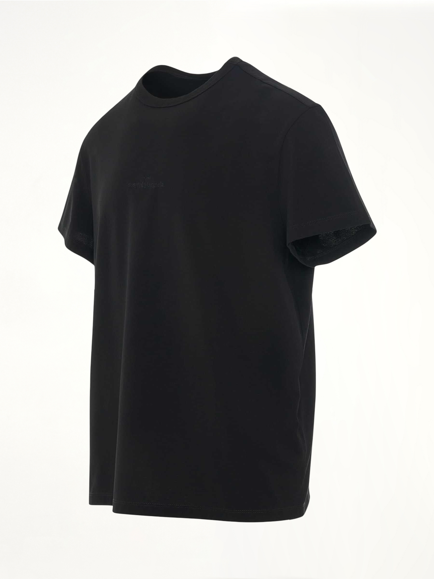 Upside Down Logo T-Shirt in Black
