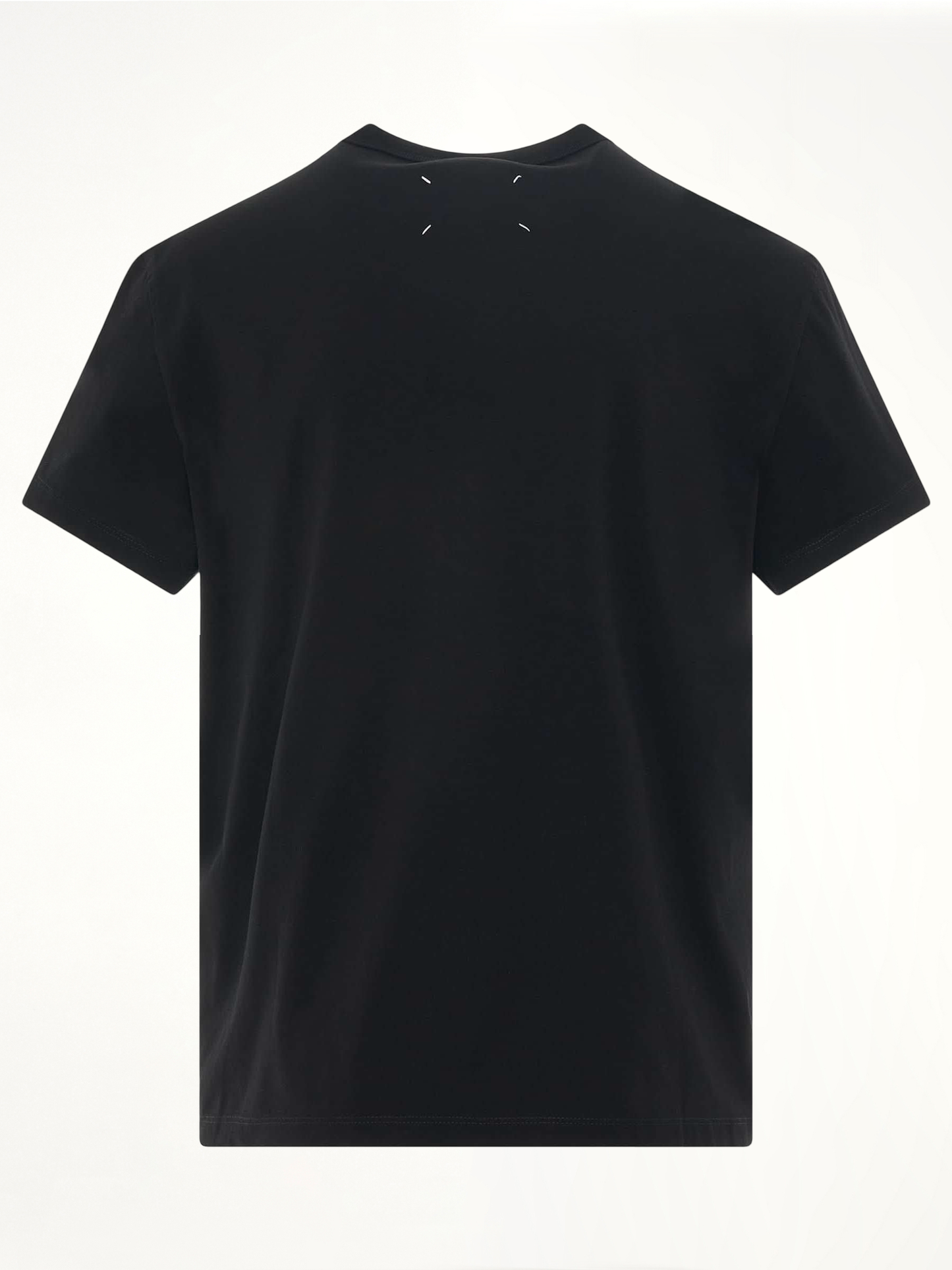 Upside Down Logo T-Shirt in Black