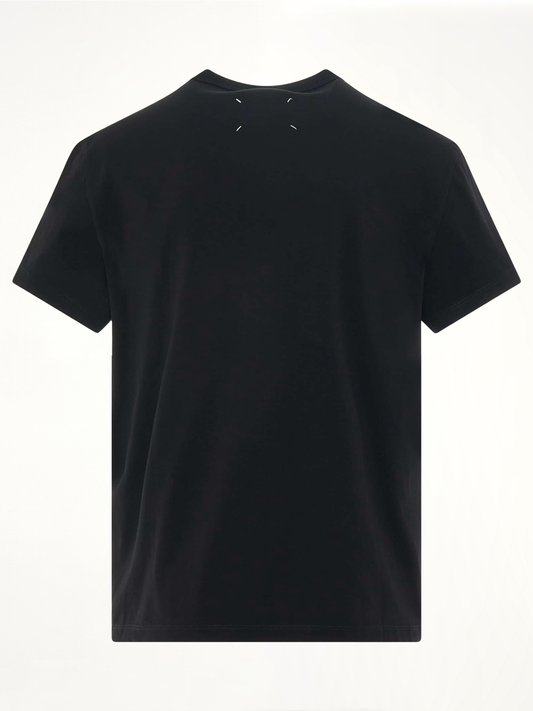 Upside Down Logo T-Shirt in Black