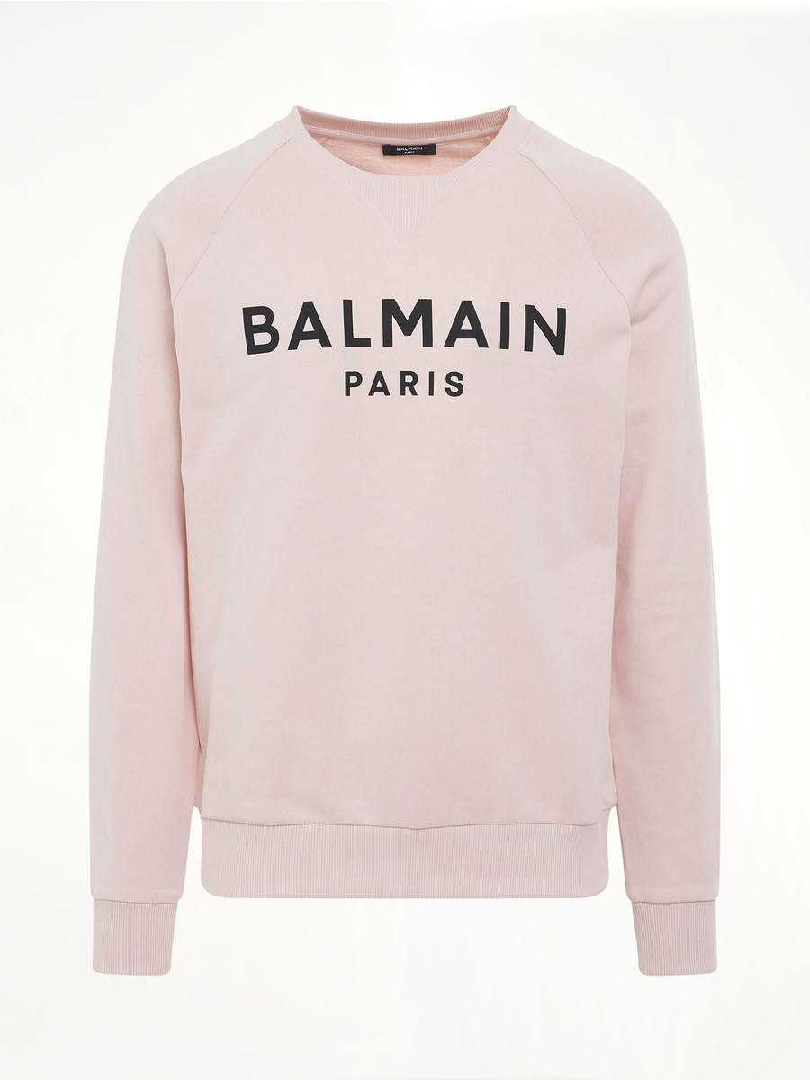 Classic Logo Print Sweatshirt in Pink