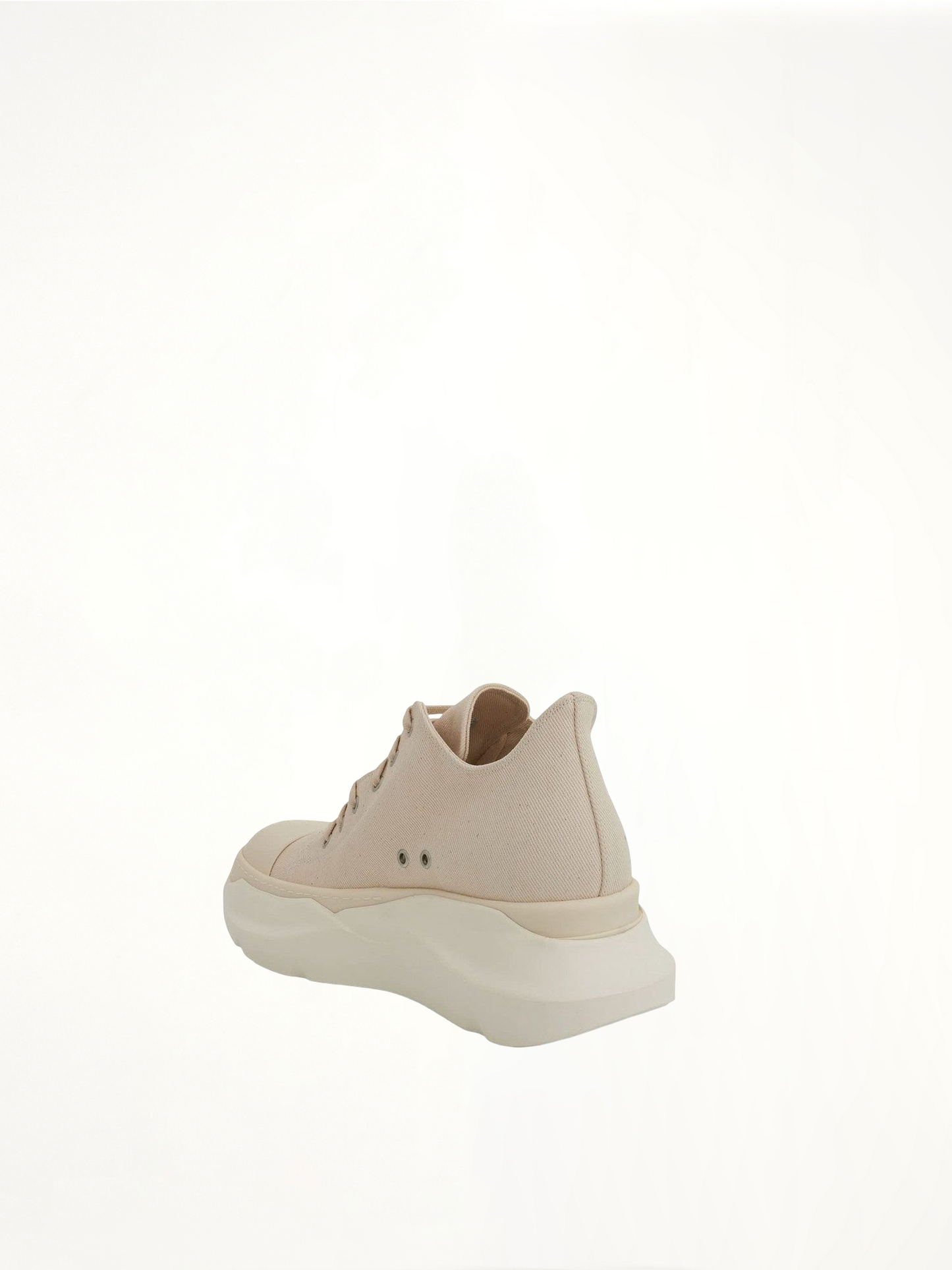 DRKSHDW Abstract Low Denim Sneakers in Natural/Milk