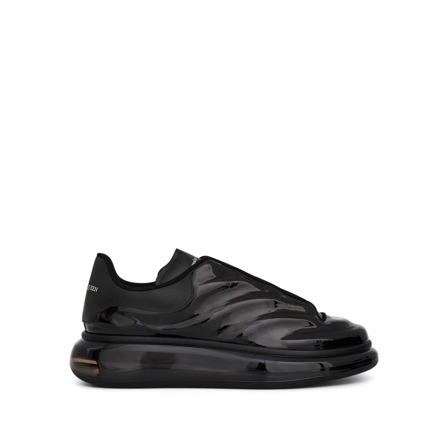 Larry Lux Transparent Sneaker in Black