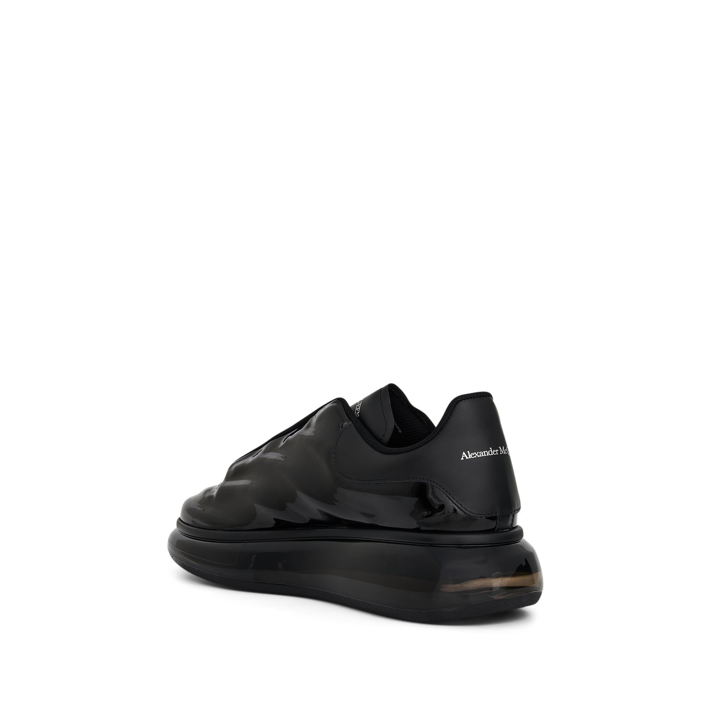 Larry Lux Transparent Sneaker in Black