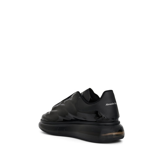 Larry Lux Transparent Sneaker in Black