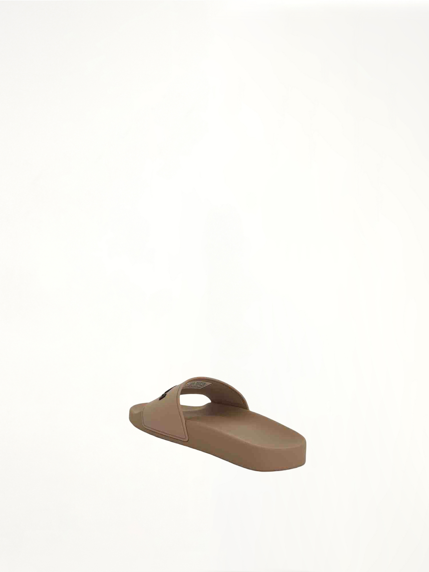 3D Logo Pool Slide Sandal in Beige/Black