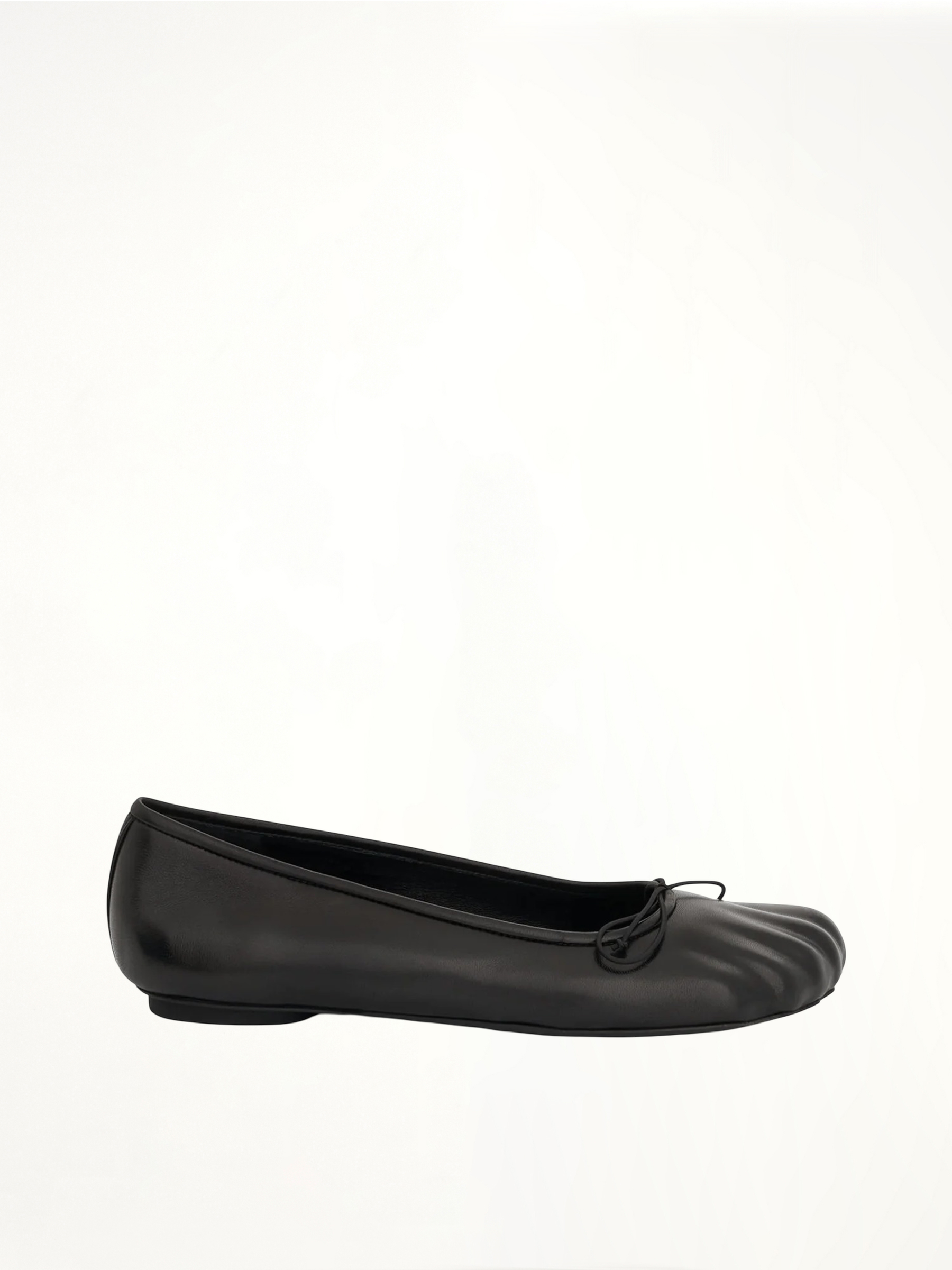 Fetish Pump Flat in Black Side View | BALENCIAGA