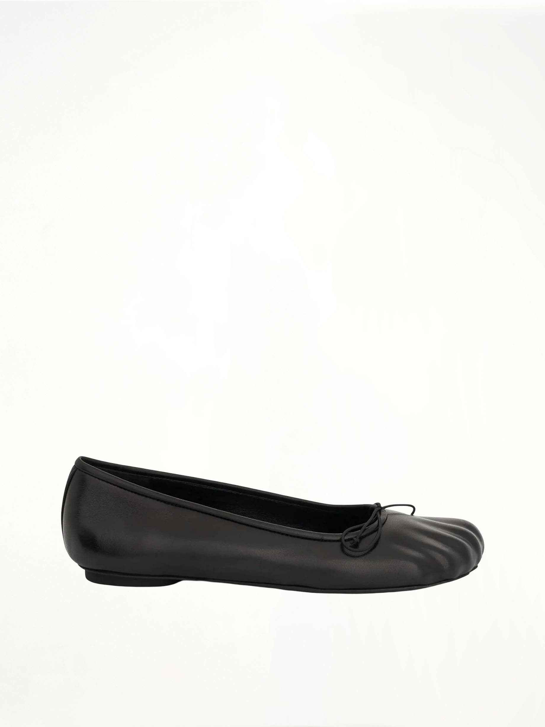 Fetish Pump Flat in Black Side View | BALENCIAGA