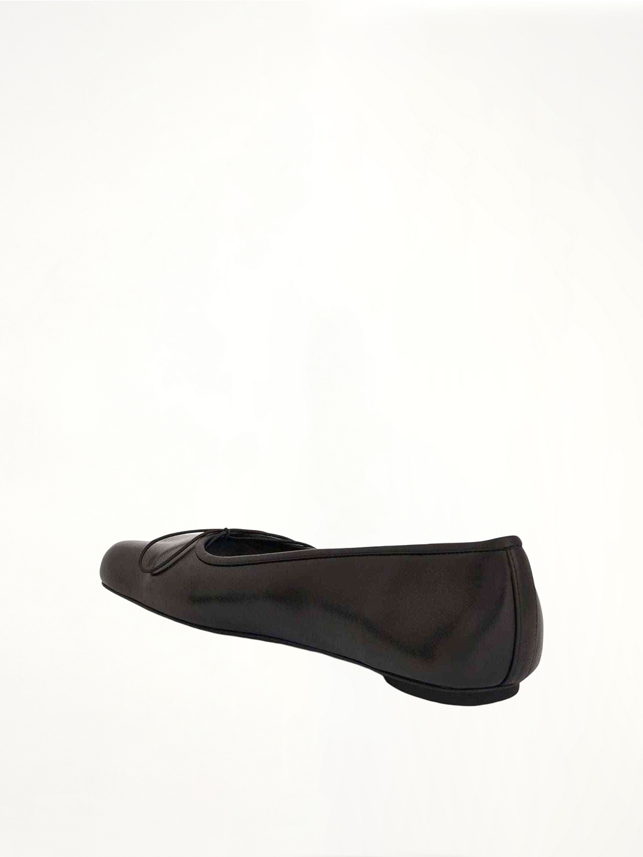 Fetish Pump Flat in Black Back View | BALENCIAGA