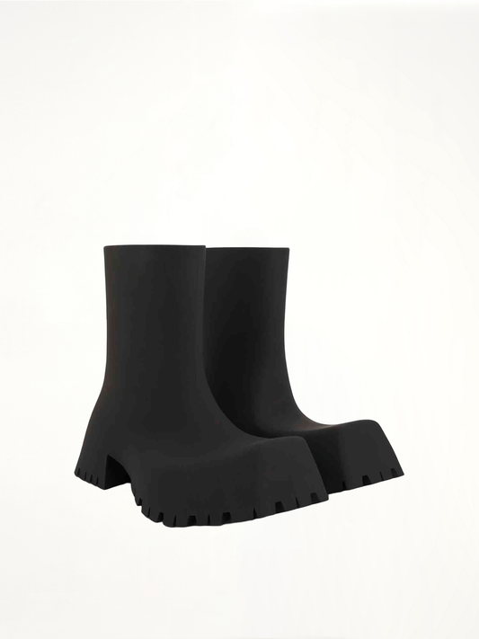 Trooper Rubber Low Boot in Black