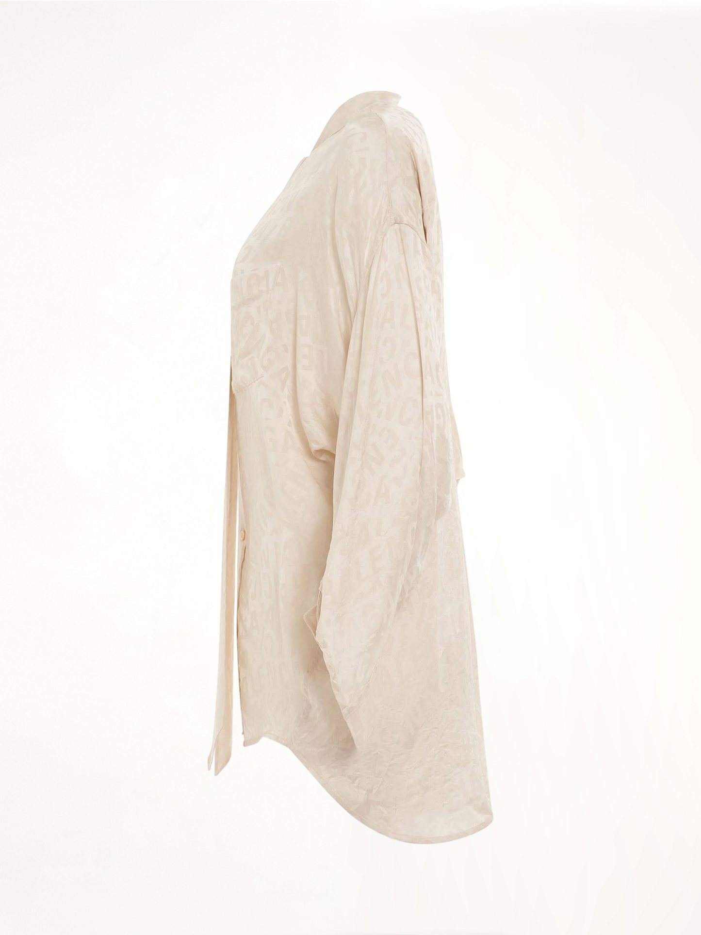 Twisted Swing Blouse in Dusty Ivory