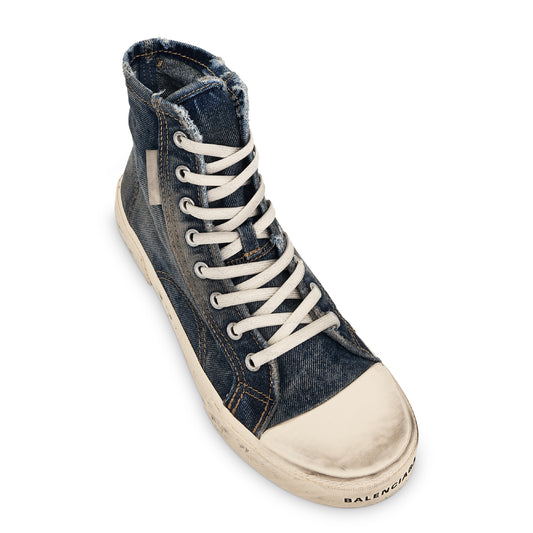 Paris High Denim Sneaker in Blue