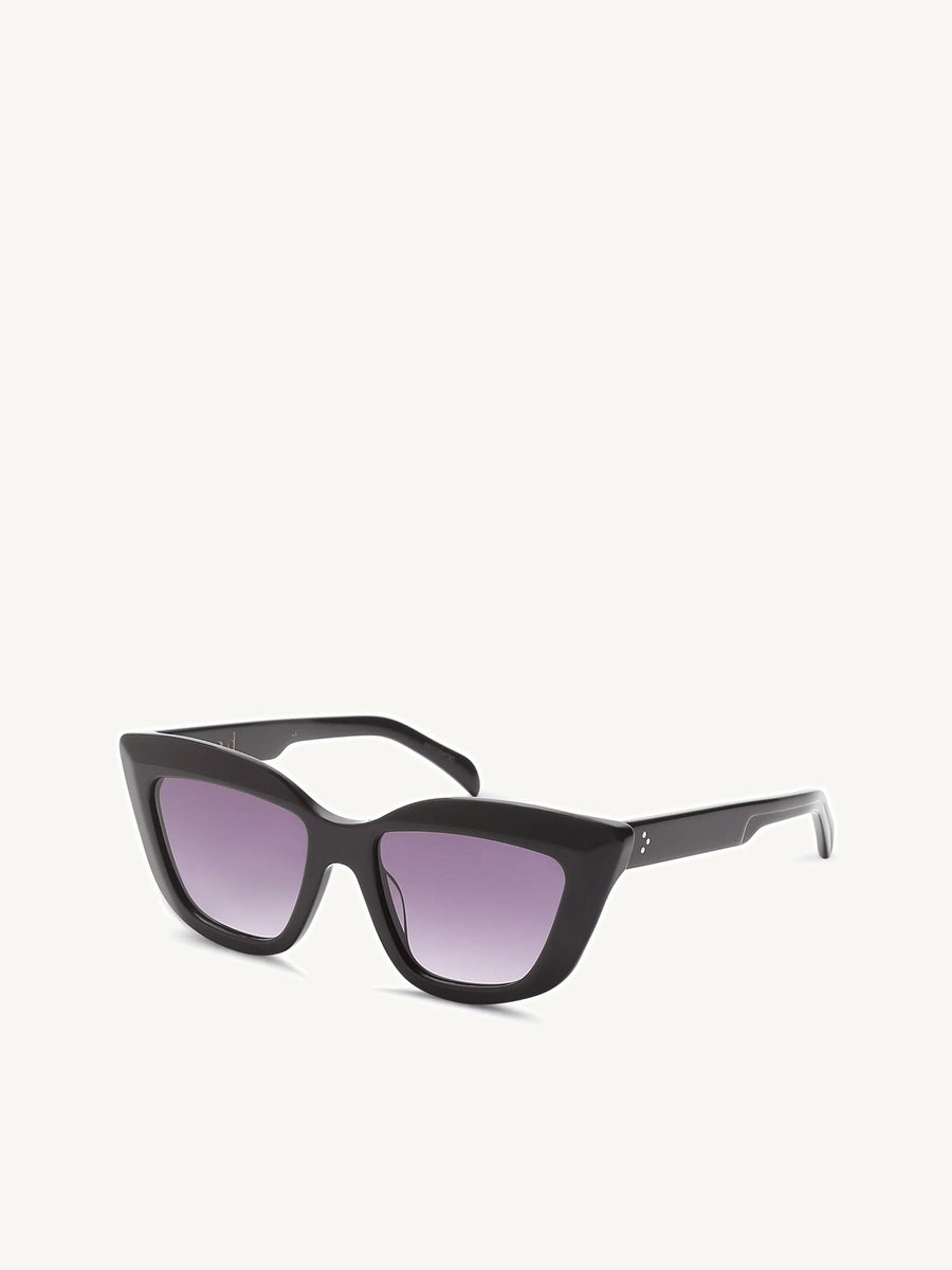 Thirty Three Sunglasses with Grey Lens in Black
