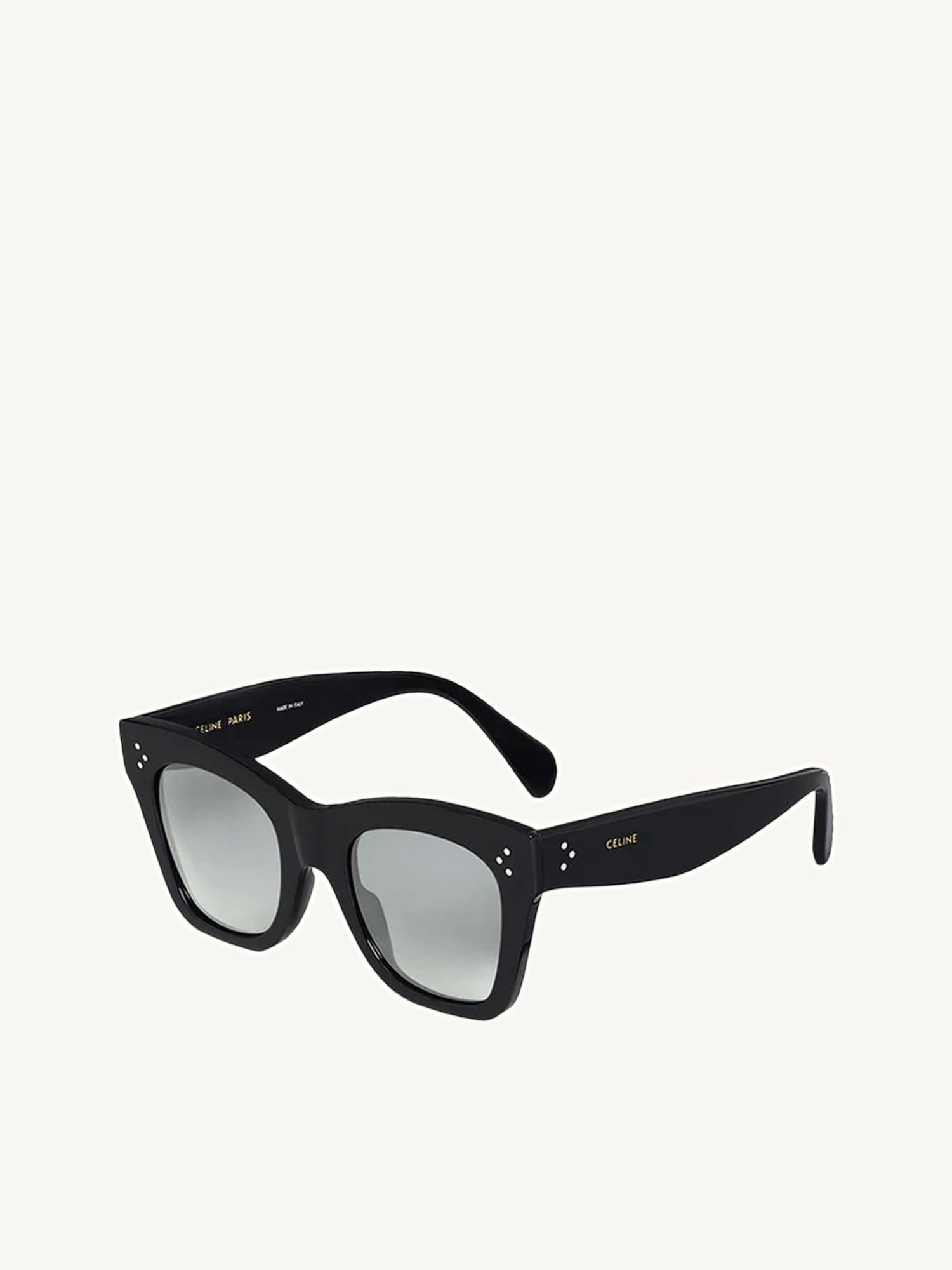 Celine CL4004IN 5001D Cat Eye Sunglasses with Smoke Polarised Lens in Black