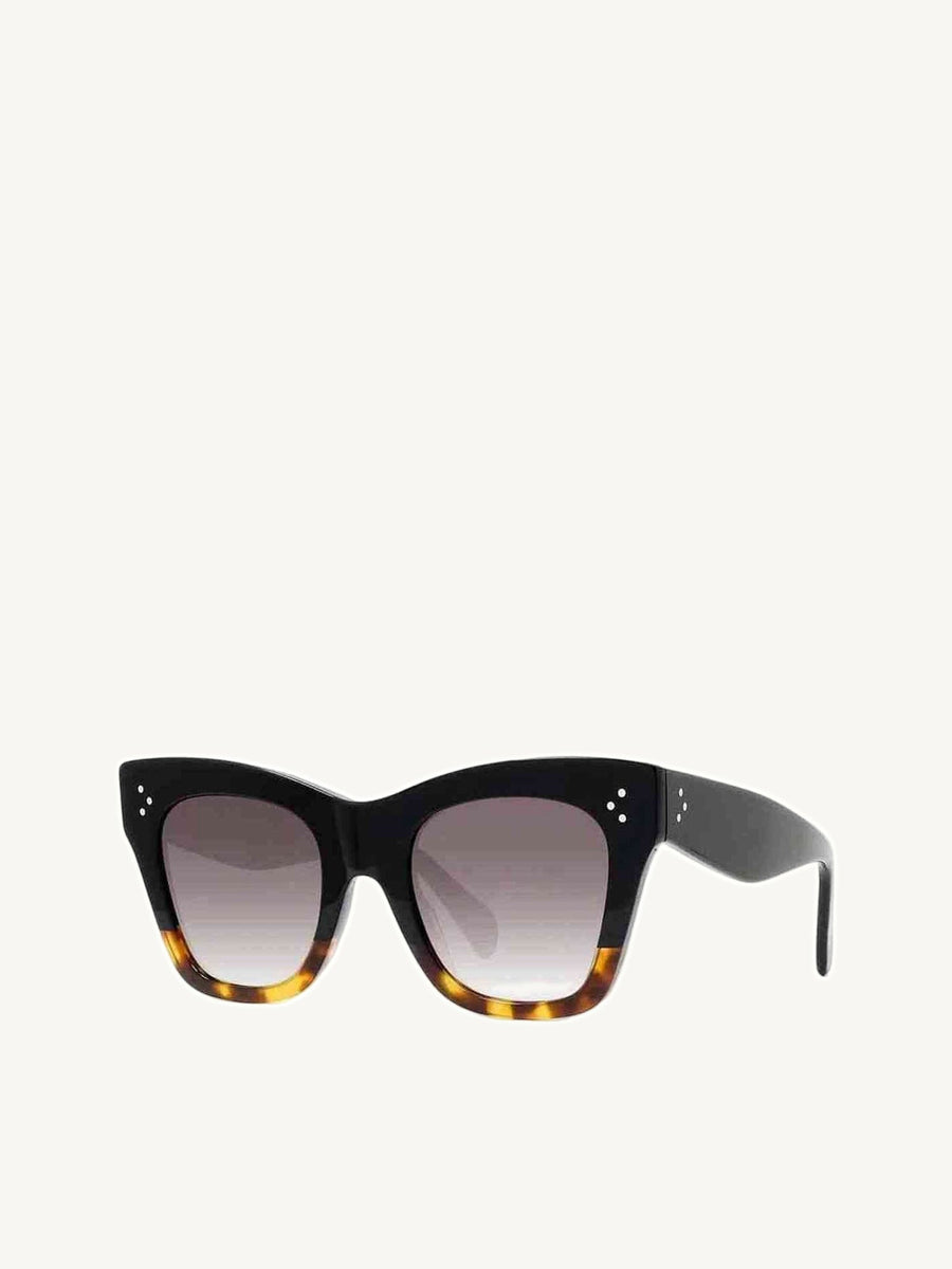 Celine CL4004IN 5005K Cat Eye Sunglasses with Gradien Roviex Lens in Havana