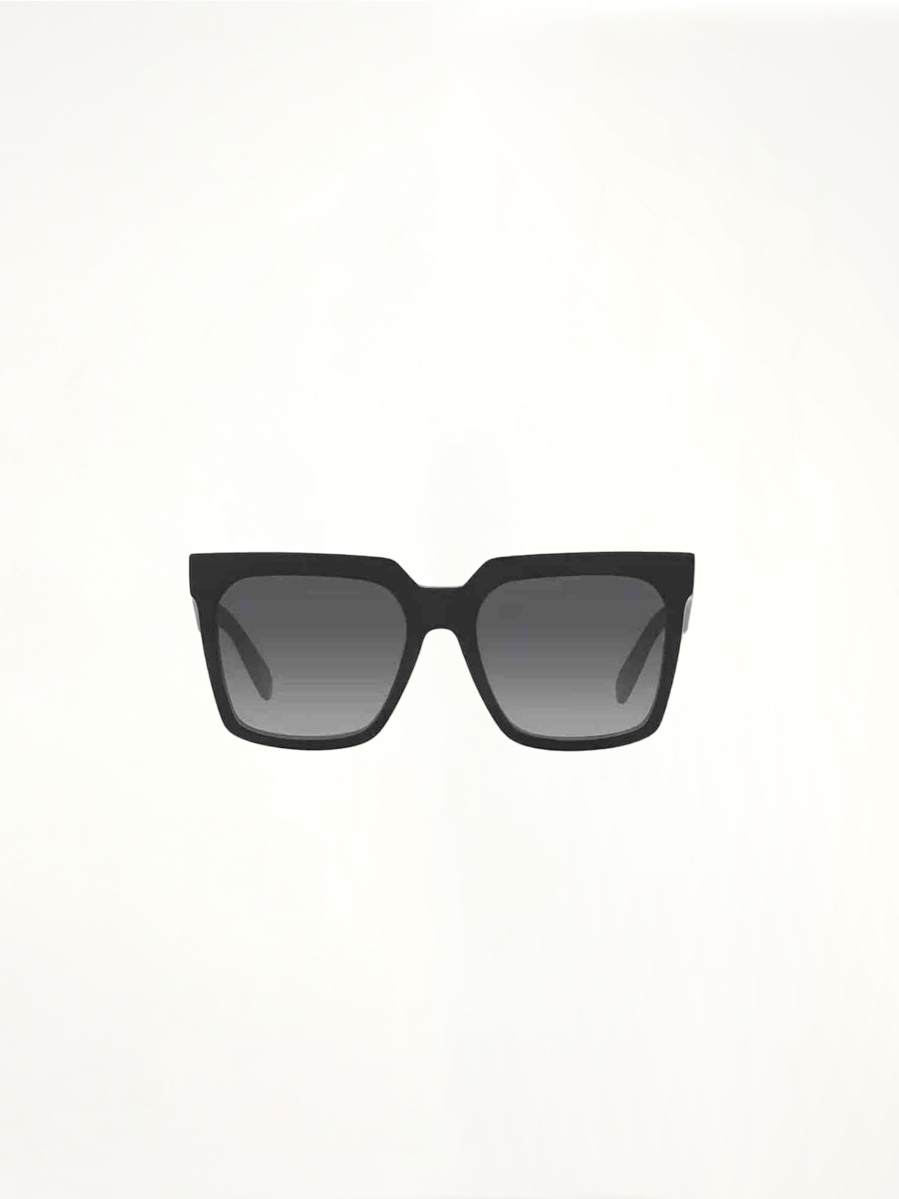 CL4055IN Square Sunglasses with Gradient Smoke Lens in Black