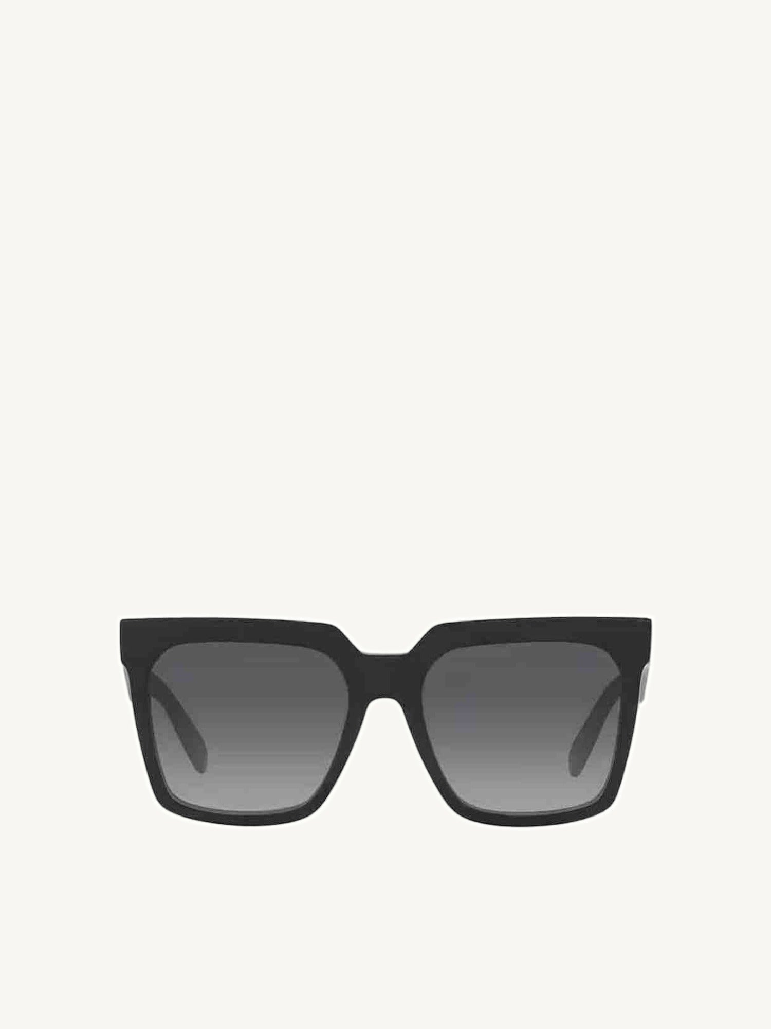 CL4055IN Square Sunglasses with Gradient Smoke Lens in Black