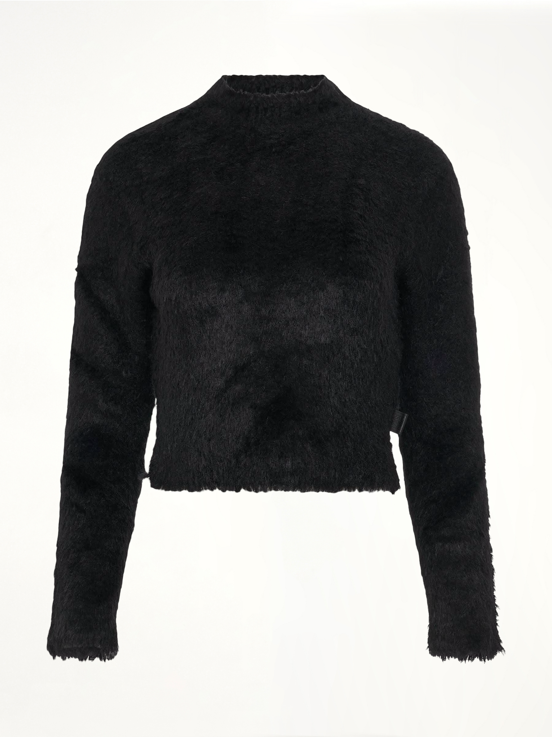 Fluffy Sweater in Black