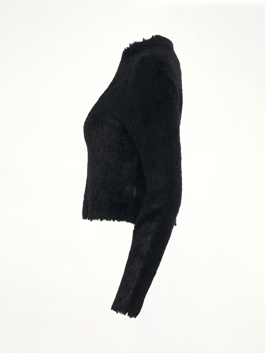 Fluffy Sweater in Black