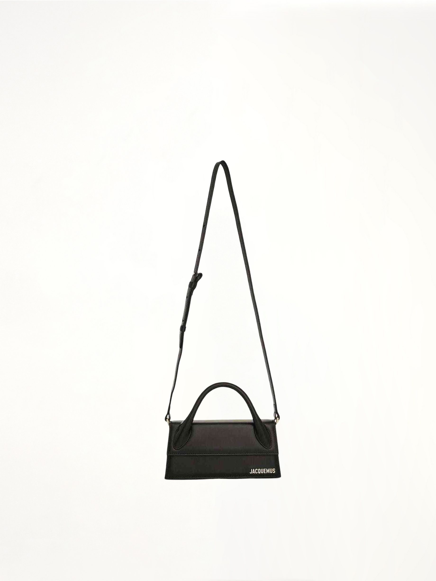Le Chiquito Long Leather Bag in Black