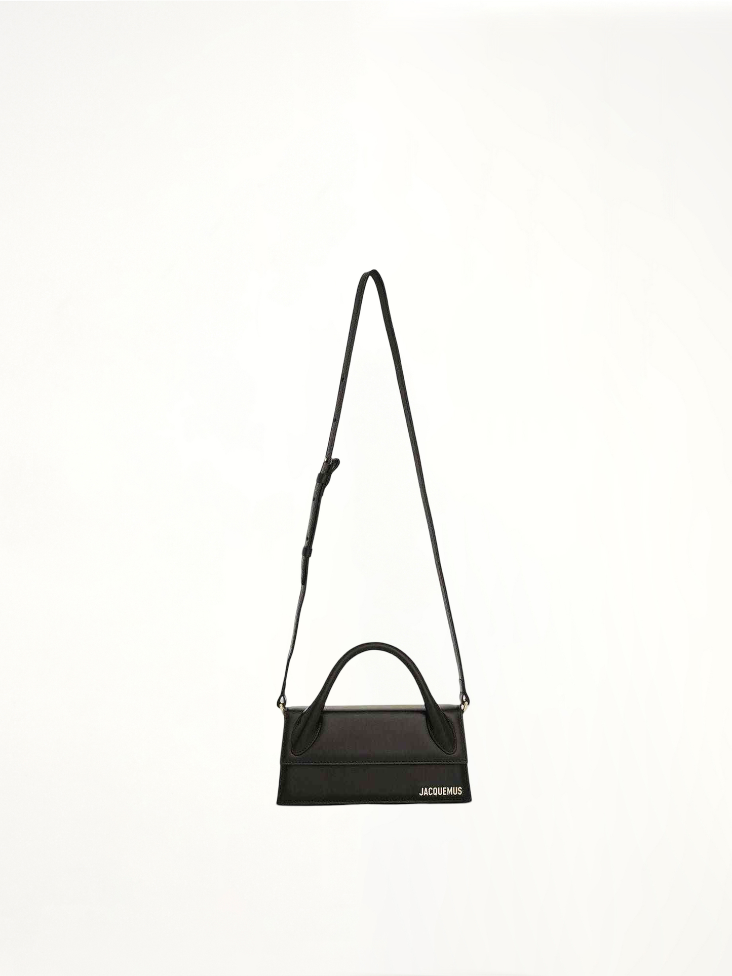 Le Chiquito Long Leather Bag in Black
