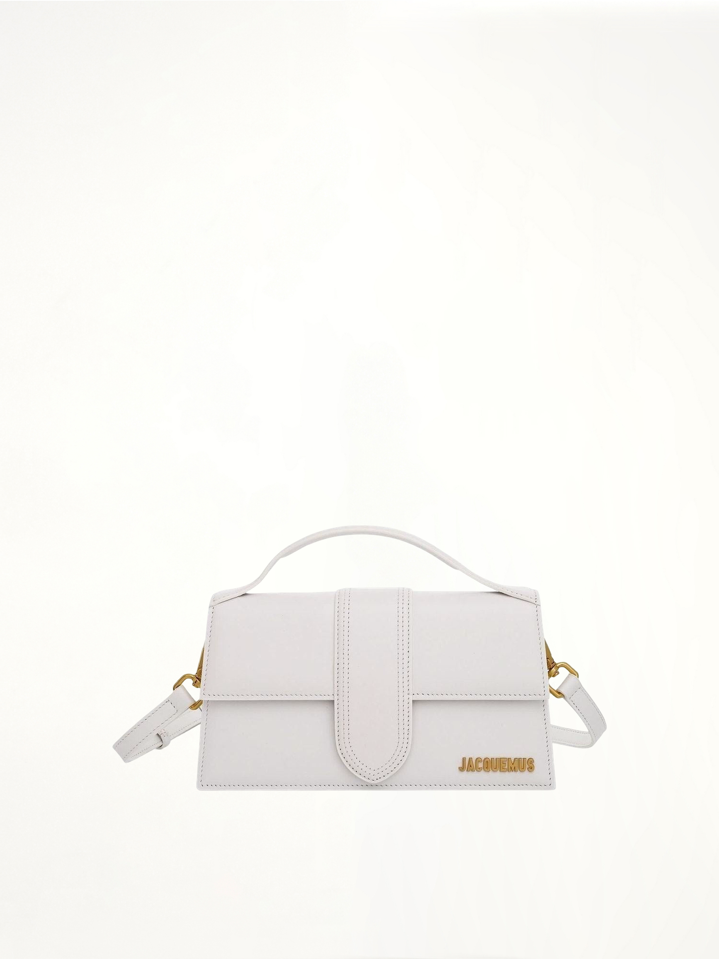 Le Grand Bambino Leather Bag in White