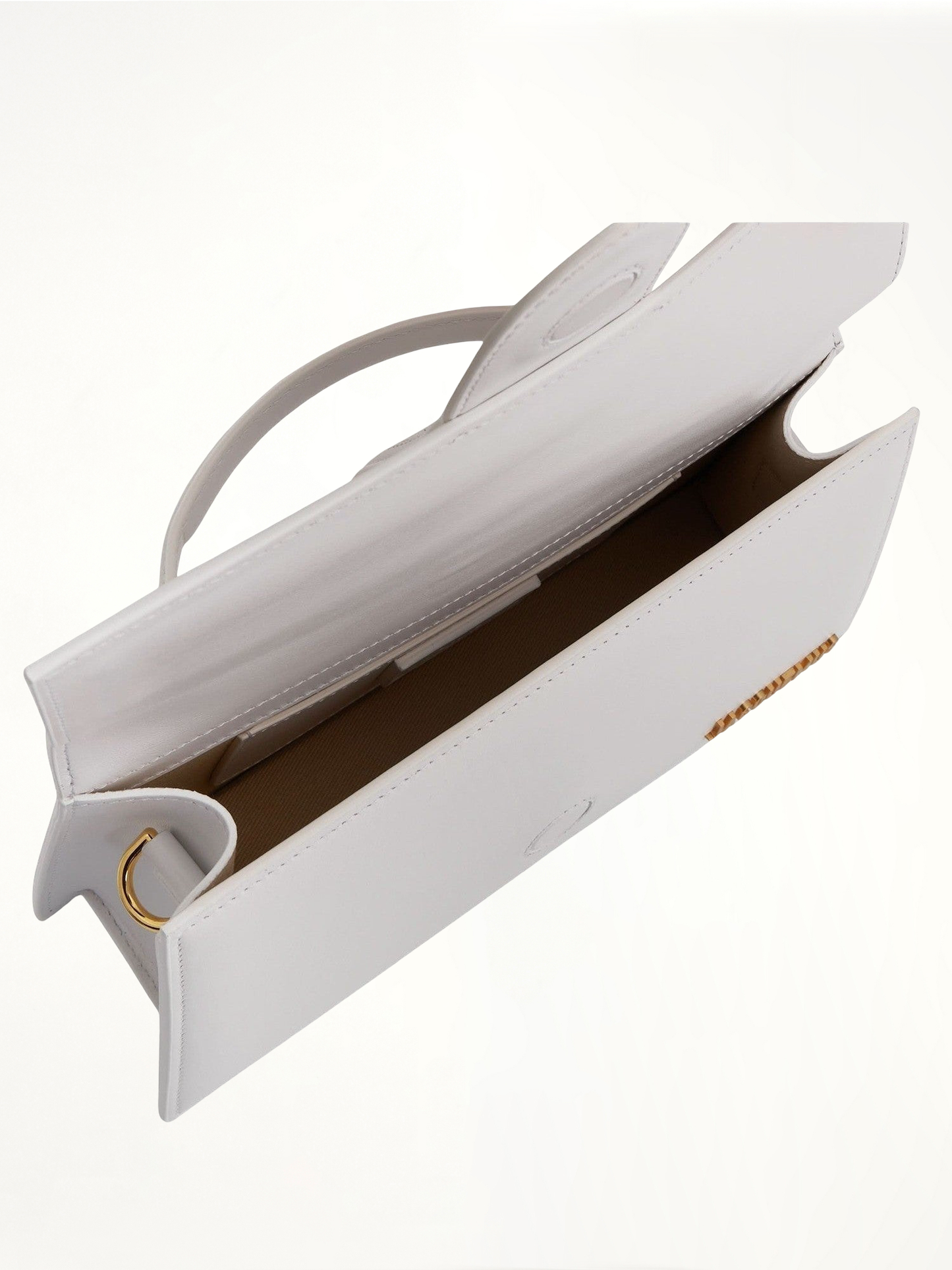 Le Grand Bambino Leather Bag in White