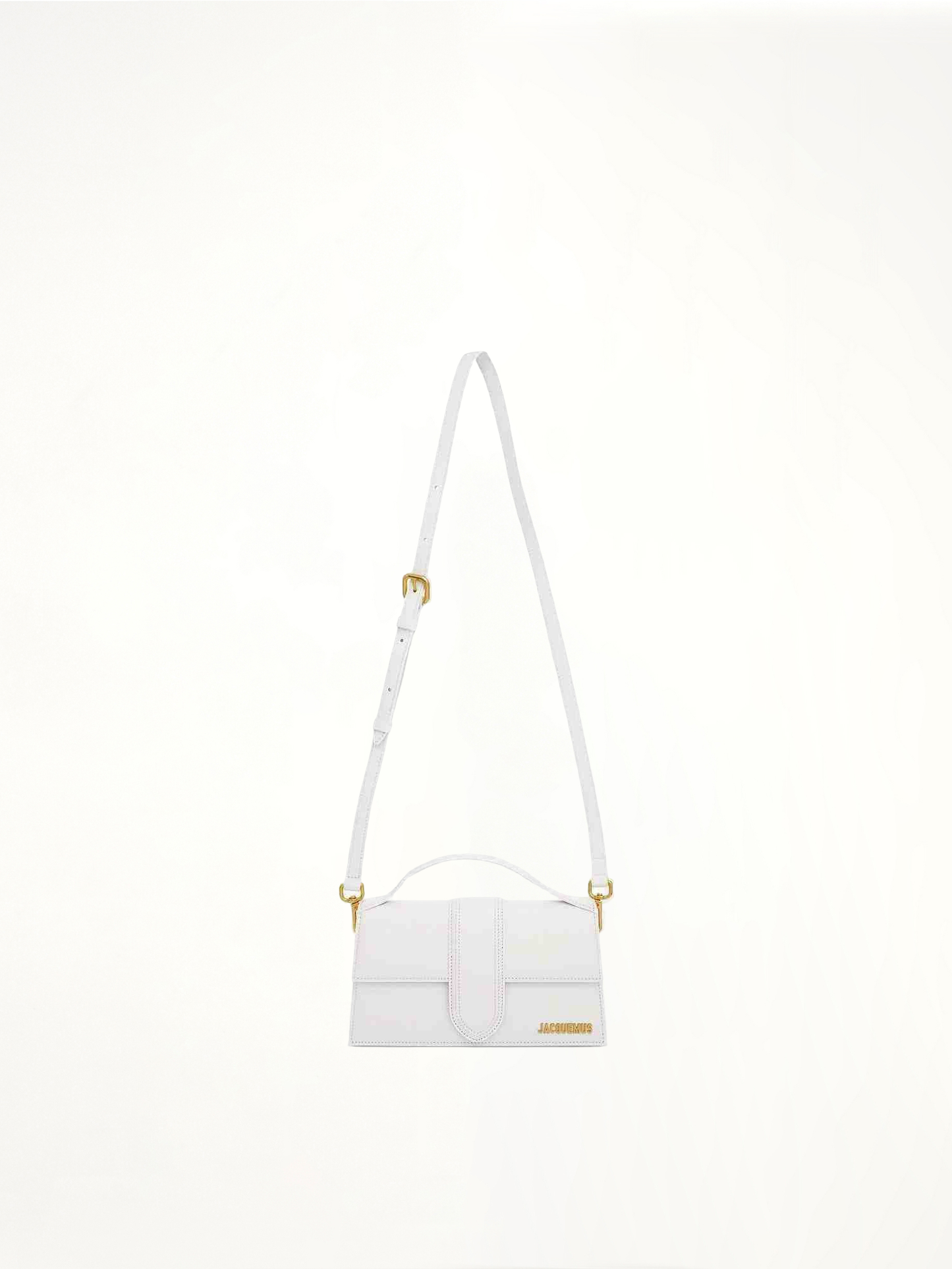 Le Grand Bambino Leather Bag in White
