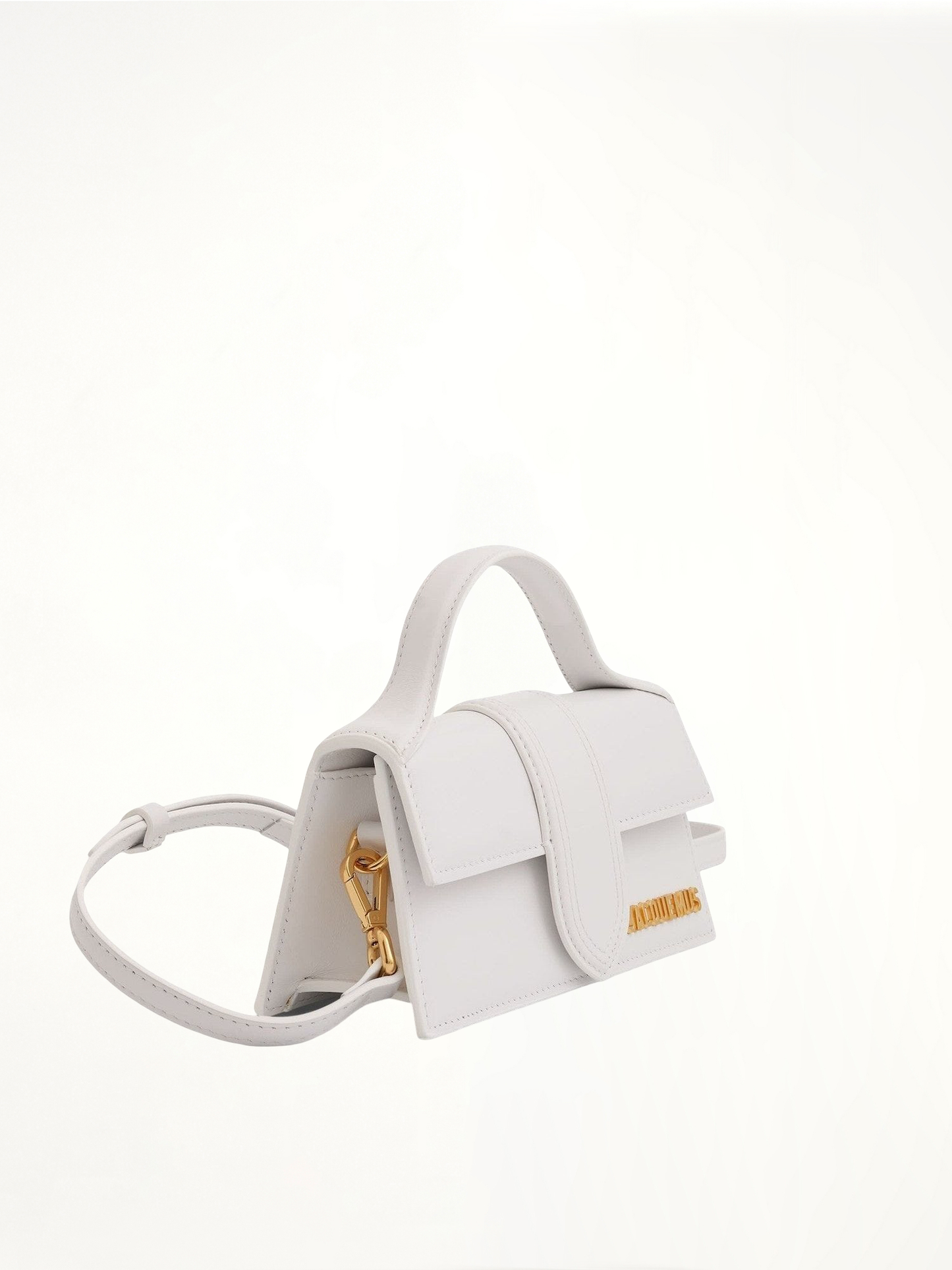 Le Bambino Mini Leather Bag in White