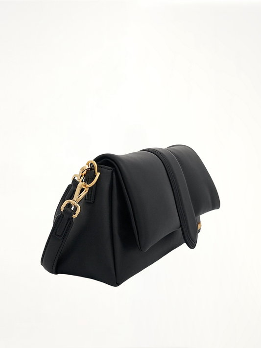 Le Bambimou Leather Bag in Black