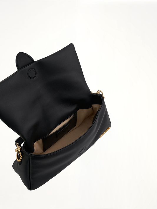 Le Bambimou Leather Bag in Black