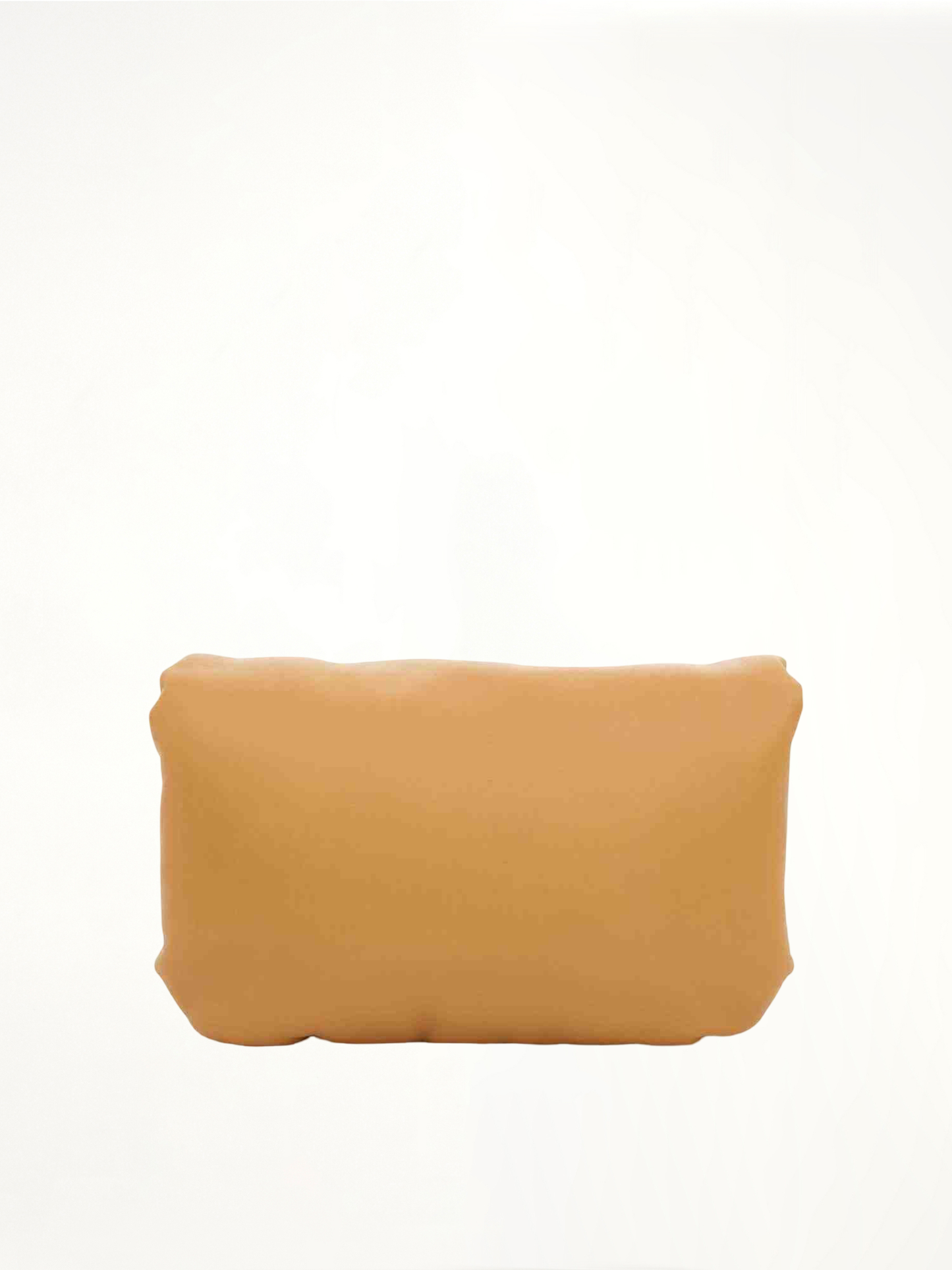 Mini Puffer Goya Bag in Shiny Nappa Lambskin in Camel