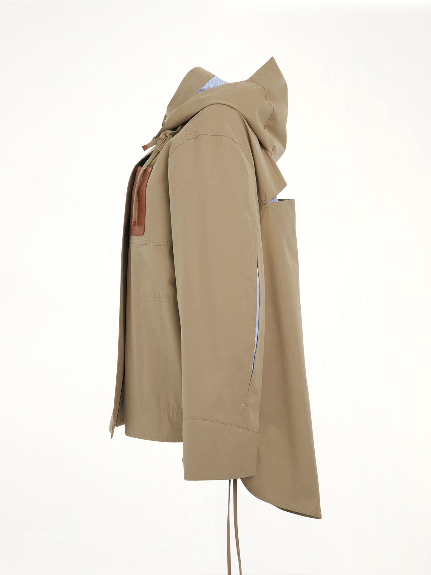 Military Hooded Parka in Sweet Caramel