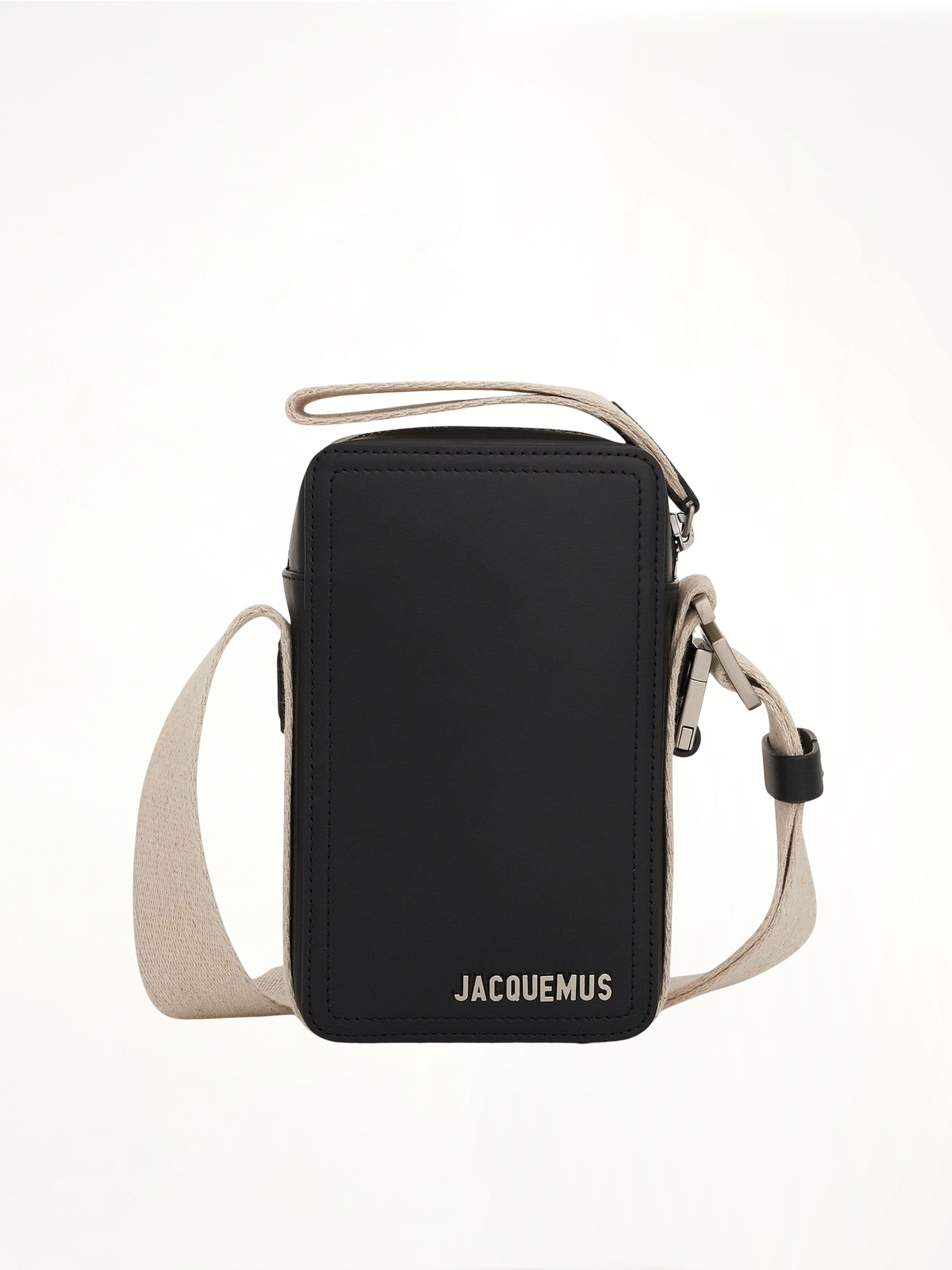 Le Cuerda Vertical Leather Bag in Black