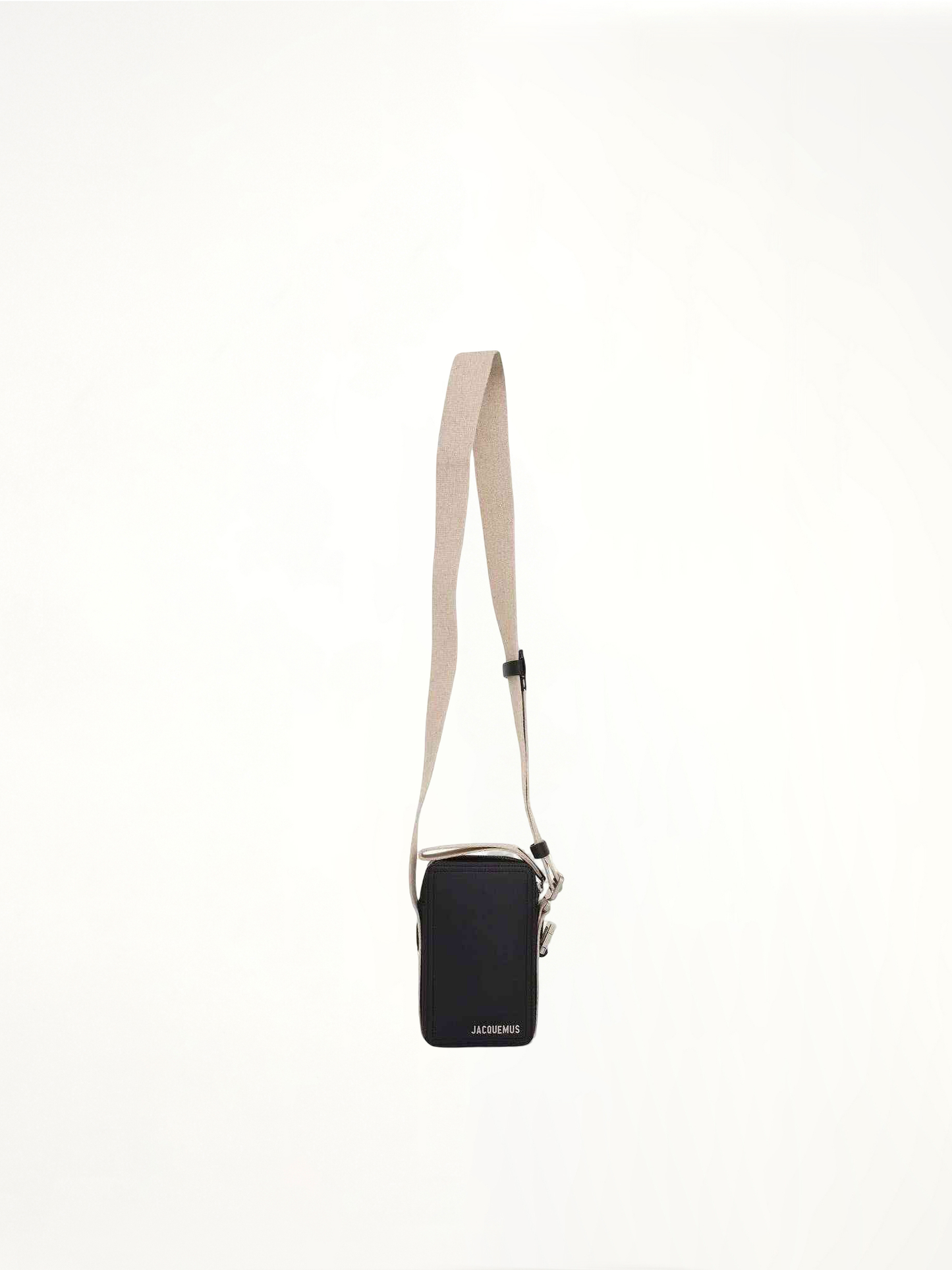 Le Cuerda Vertical Leather Bag in Black