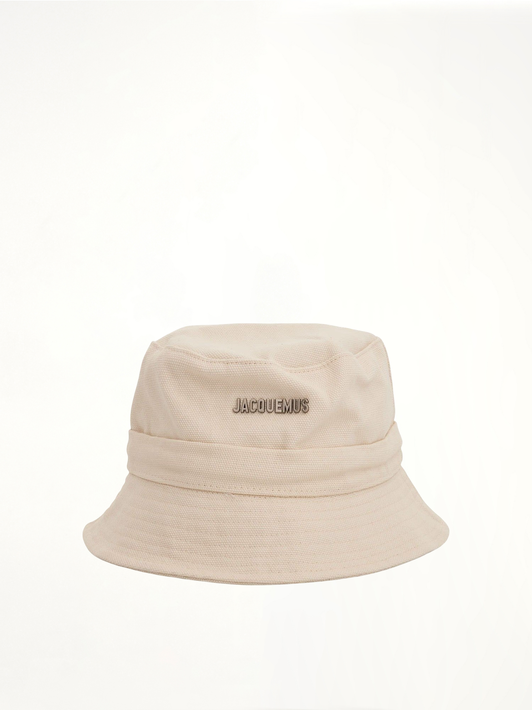 Gadjo Knotted Bucket Hat in Off White