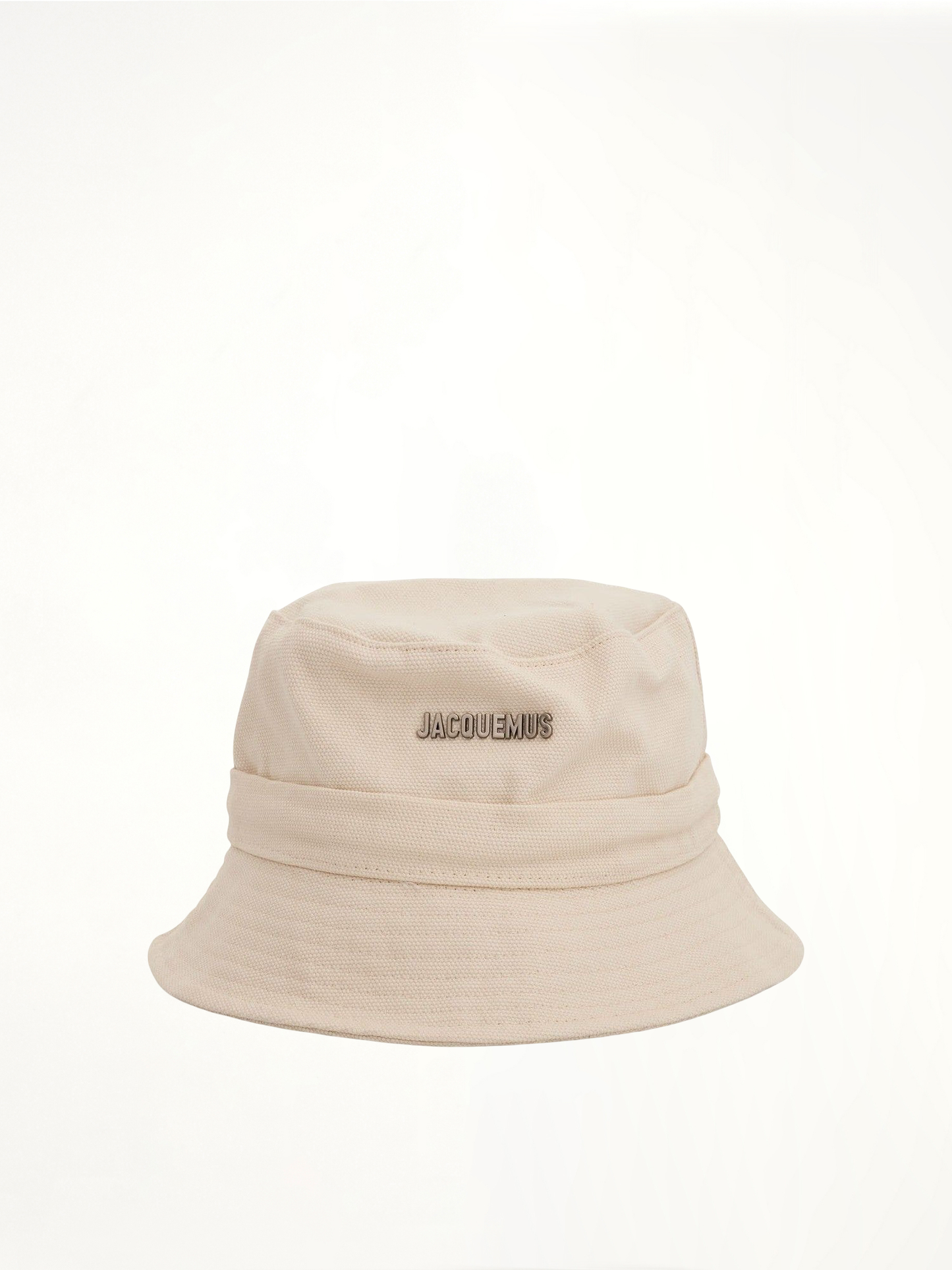 Gadjo Knotted Bucket Hat in Off White