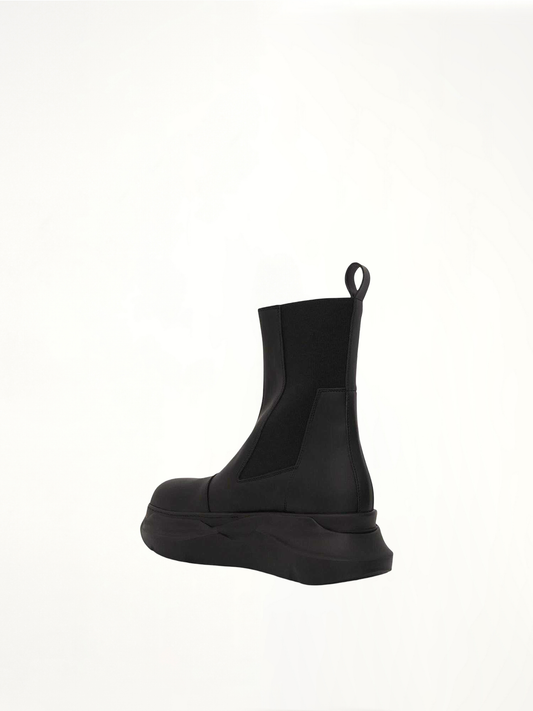 DRKSHDW Woven Beatle Abstract Boots in Black