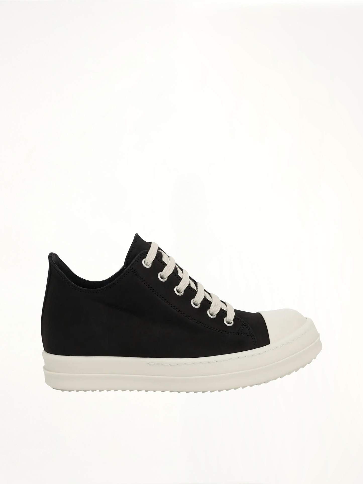 Low Greywolf Leather Sneakers in Black/Milk
