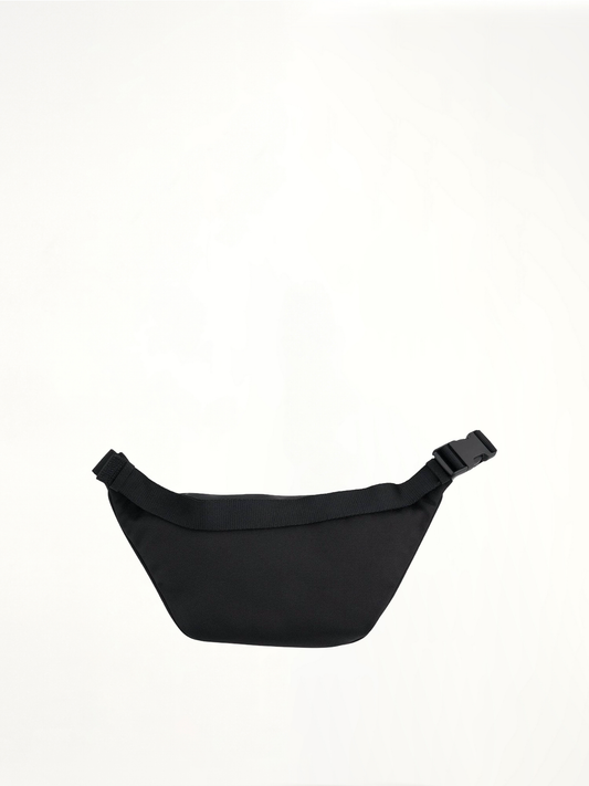 Nylon Casual Belt Bag in Black