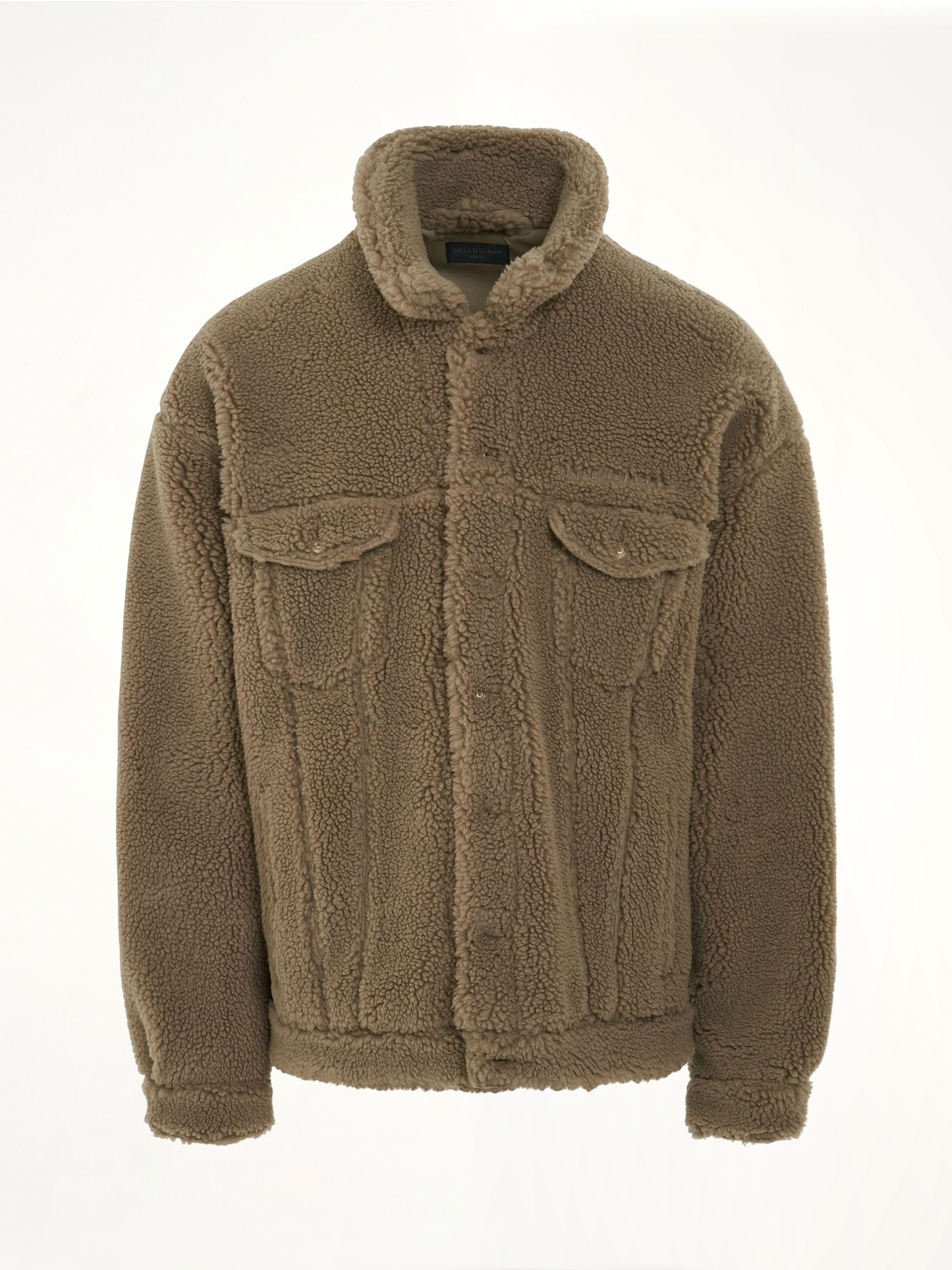 Fleece Oversized Jacket in Dune