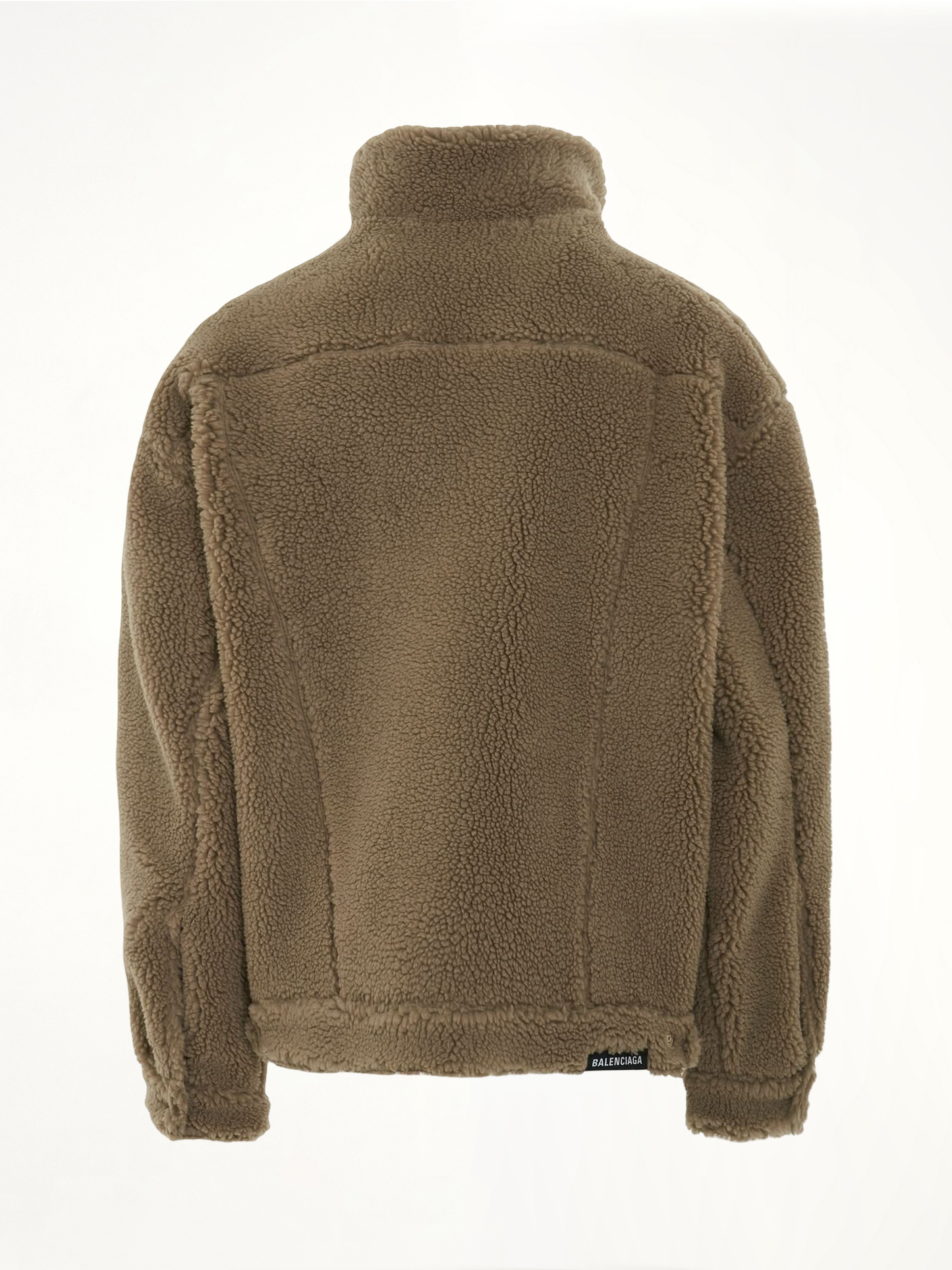Fleece Oversized Jacket in Dune