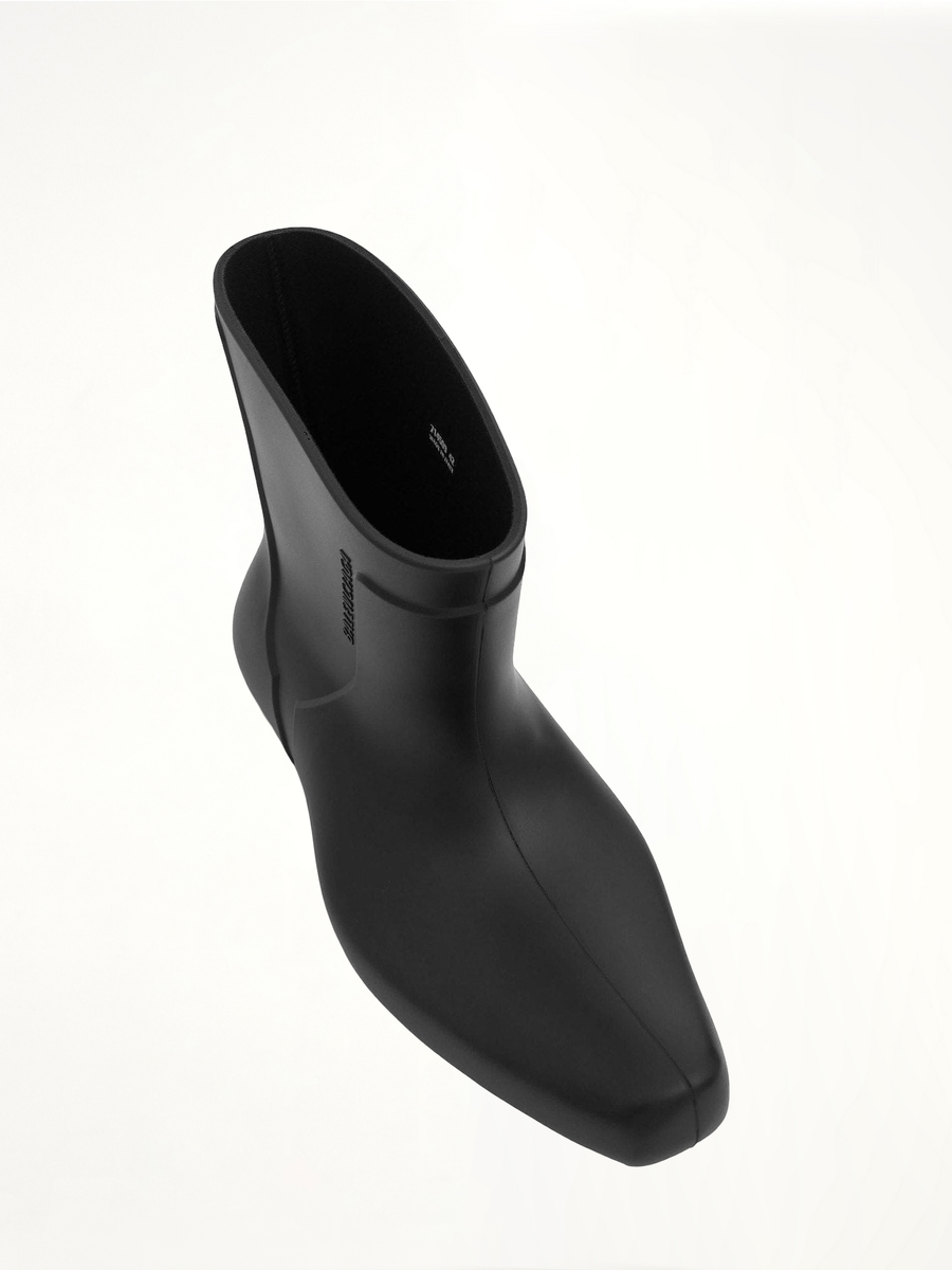 Excavator Bootie in Black Back View | BALENCIAGA