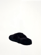 Teddy Mule in Black Back View | BALENCIAGA