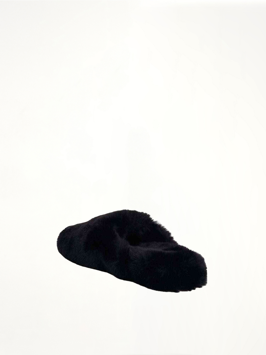 Teddy Mule in Black Back View | BALENCIAGA